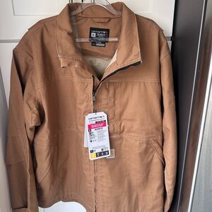 Carhartt FR Jacket Flame Resistant Full Swing Quick Duck Lined Brown Mens XL NWT